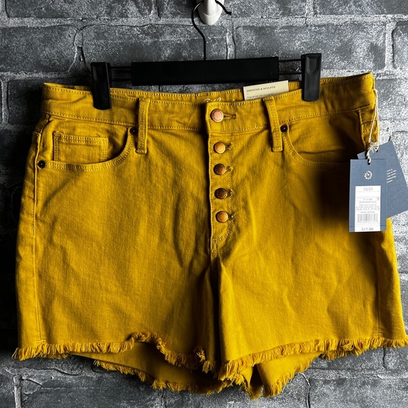 Universal Thread Pants - Mustard Yellow Universal Thread High Waist Shorts Women’s size 12
